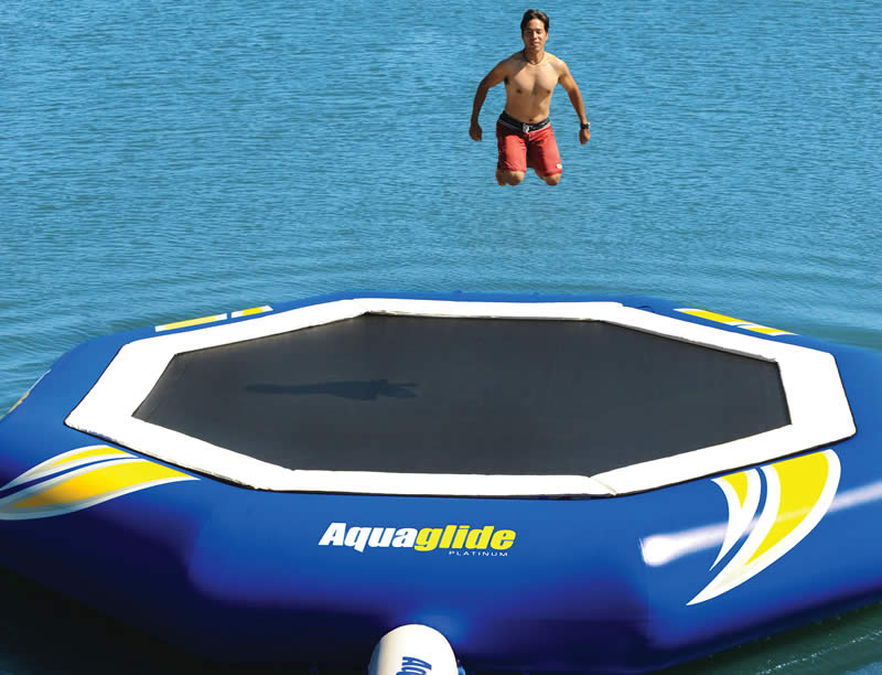 Aquaglide SuperTramp Trampoline w/SwimStep